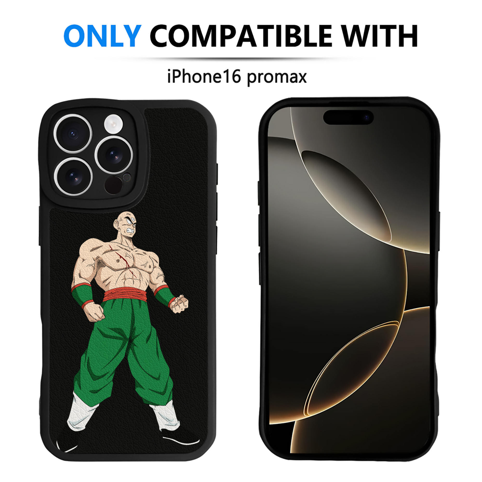 （画像用） ドラゴンボール DRAGON BALL 【iPhone 16シリーズ対応】シリコンスマホケース（レザー調） 材質：シリコン